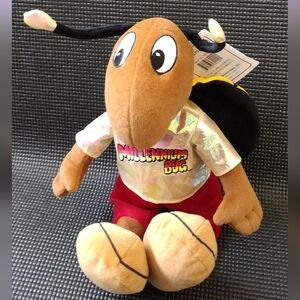 New Vintage Millennium Bug Plush Beanie Toy SKM 1998